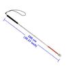 Folding four-section aluminum white cane for the blind, 100cm, for children