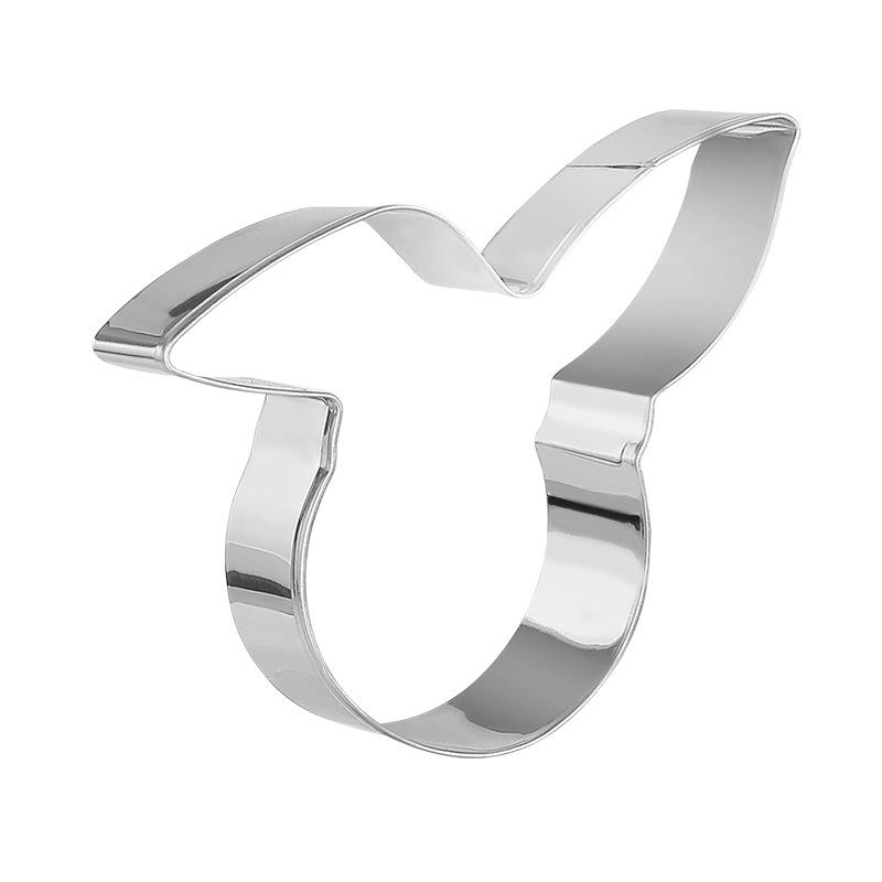 17-Piece Stainless Steel Cookie Cutters: Easter & Ocean Cartoon Series