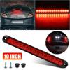 2PCS Truck Rear Tail Light for Car Trailer Lorry Turn Signal Stop Brake Lights Side Marker 15 LEDs Light Bar 12V 24V Universal