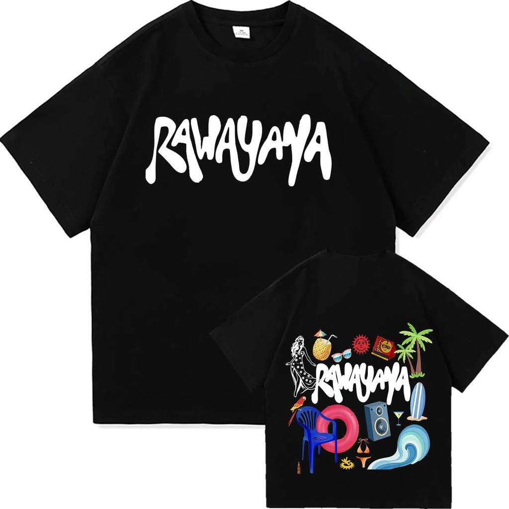 Rawayana Donde Es El After Album Y2K T Shirt Unisexs Clothing High Street Tee Shirts Fashion Cotton Tee Shirt Streetwear Teenagers
