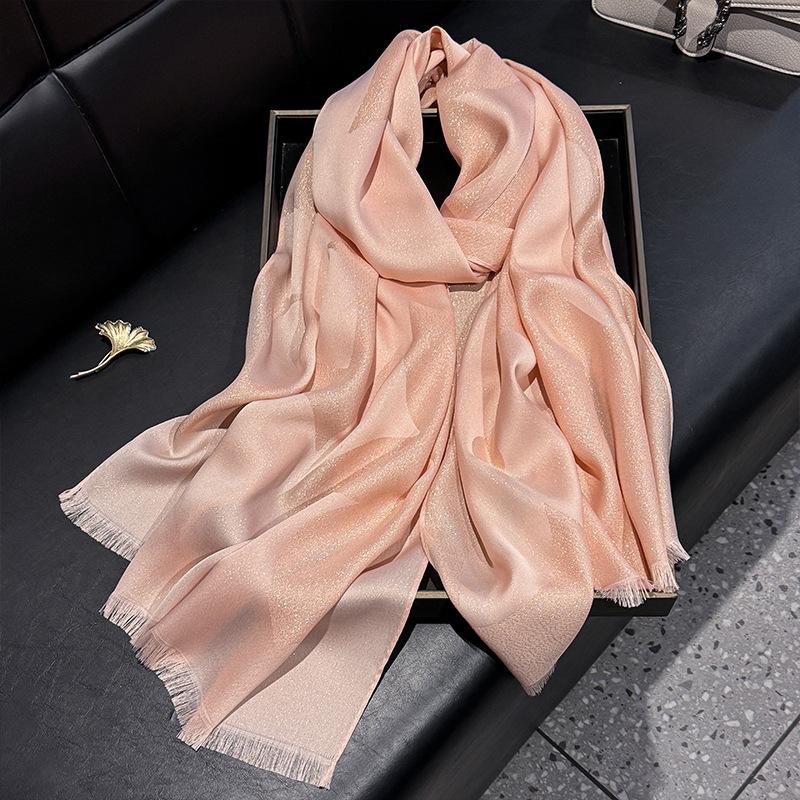 200*70cm Damen Weiche Pashmina Floral Schal Wickeltuch mit Fransen