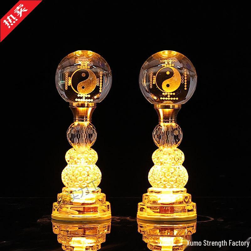 Seven-Color Eternal Buddhist Lotus Offering Lamp