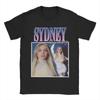 Sydney Sweeney T Shirts Unisex Pure Cotton Leisure TShirts Crew Neck Tees Short Sleeve Tops Birthday Present
