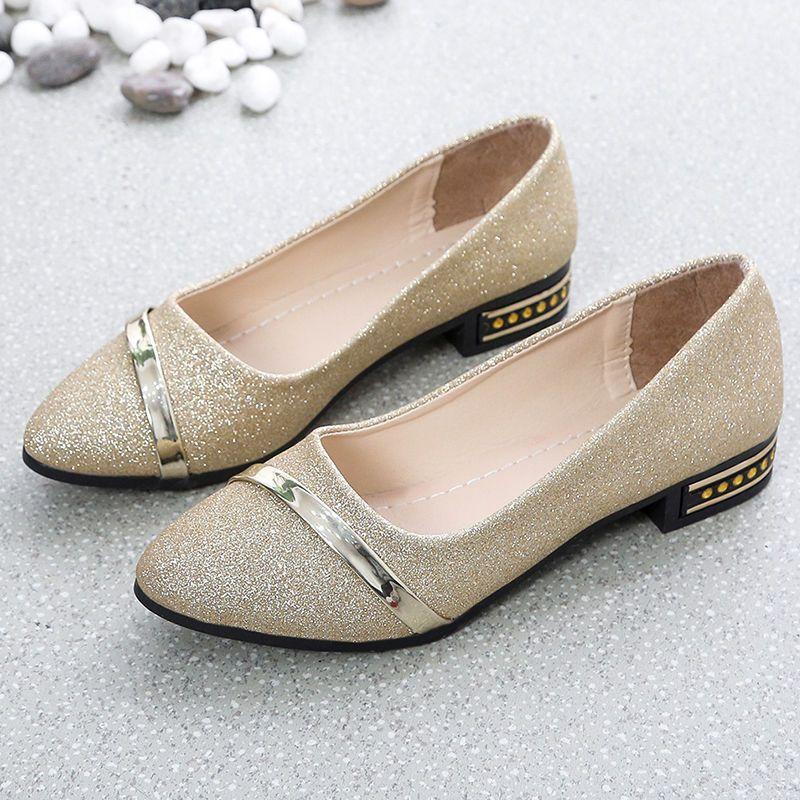 Ladies Pumps Pointed Toe Low Heel Elegant Leather Casual Purple Women's Shoes Vacation Fashion Summer 2025 Wholesale Beau Today