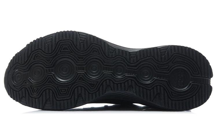 Li Ning YueYing Element Textile, Synthetic Leather Cushioning Slip Resistant Abrasion Resistant Low top Running Shoes ARHR223-5