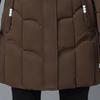 Women's Winter Thickened Hooded Parkas Quilted Long Pockets Middle Aged Female Overcoat