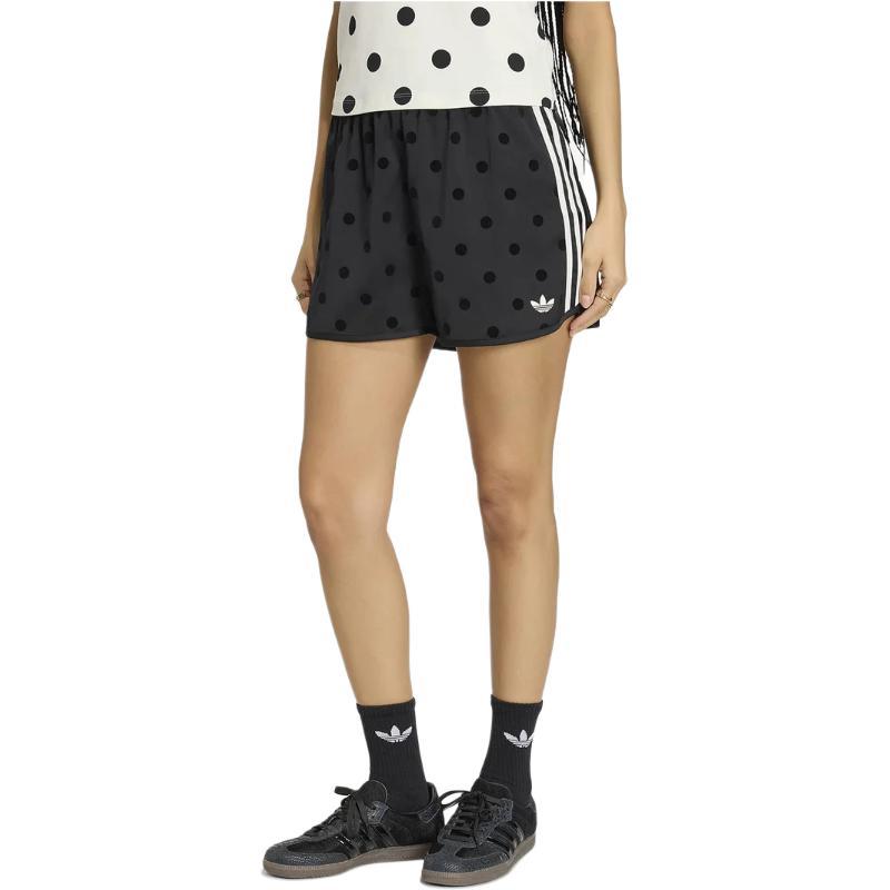 adidas Originals Logo Mid Waist Casual Shorts Women Shorts KV1172