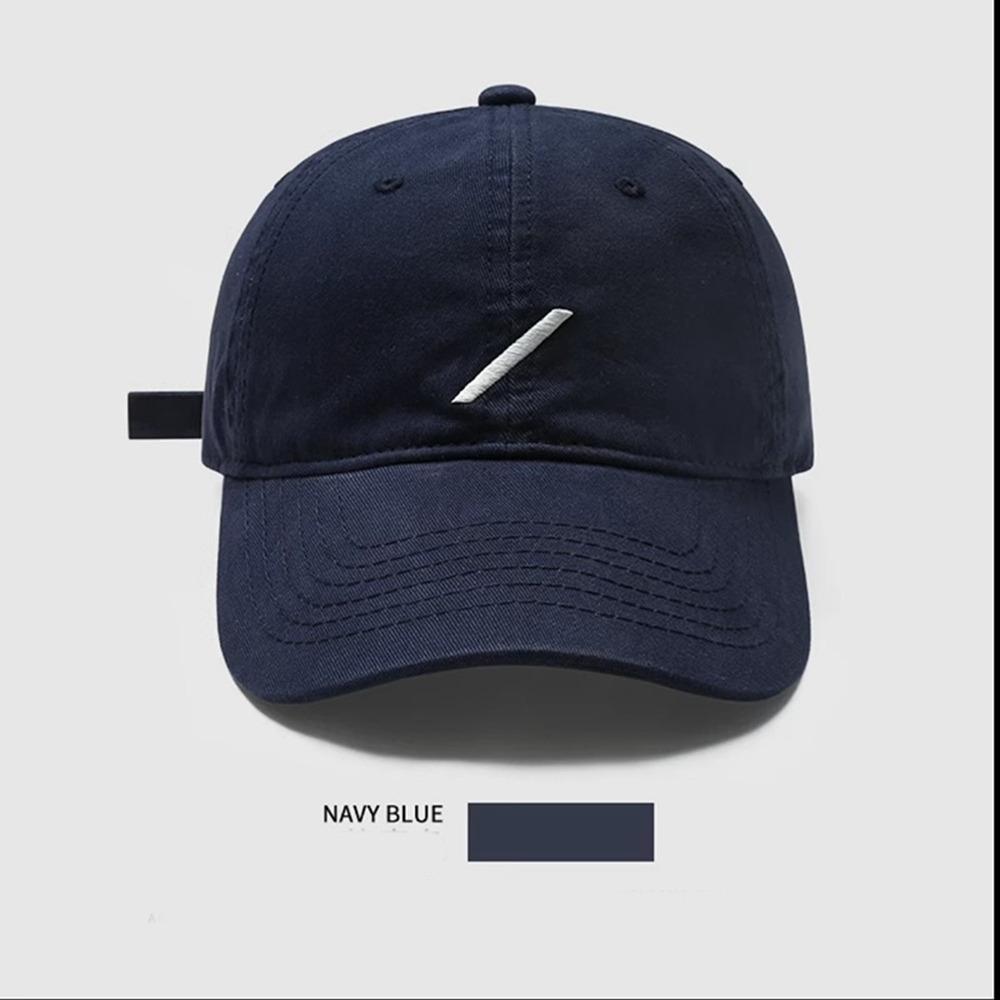 Hole Embroidery Baseball Cap Embroidered Sun Hat Simple Letter Baseball Hat  Girl