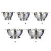 Stainless Steel Kitchen Strainer Large Capacity Colander For Fruit Basket In Kitchen Metal Colander