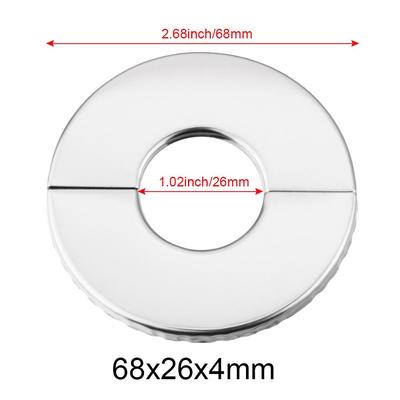 Příruba Chrom Příruba Kryt baterie Dekorativní kryt Baterie Příslušenství Trubka Kryty baterie Dekor