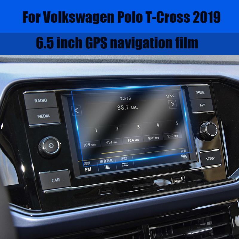 

6,5-дюймовый автомобильный GPS-навигатор, защитная пленка для ЖК-дисплея, сенсорная пленка, наклейки, аксессуары для Volkswagen Polo