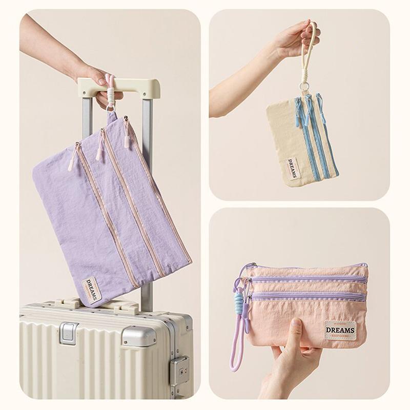Travel Passport Holder Wallet Waterproof Multifunctional Document Organizer with Card Slots for Casual Trips
