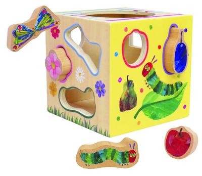 Bloco de quebra-cabeça Vitheart O cubo em forma de lagarta muito faminta