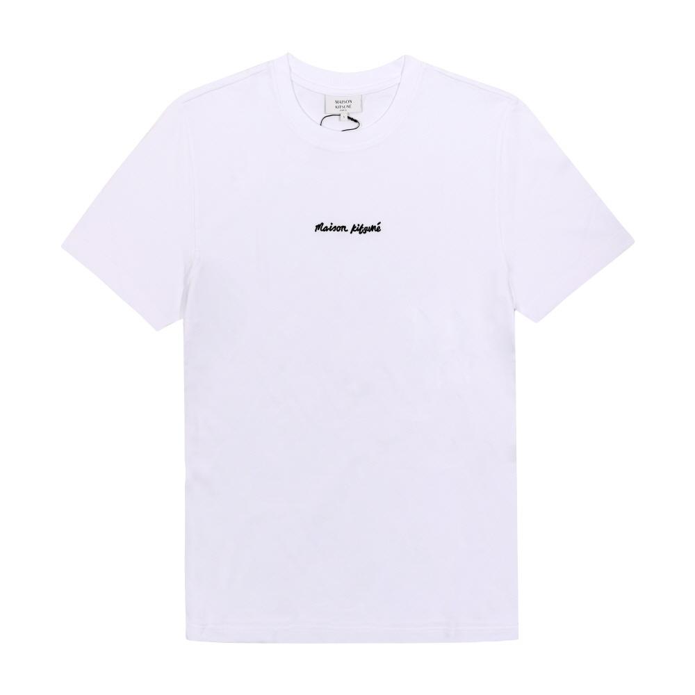 

MaiSon KitSune Handwriting Logo Embroidery Men S Short Sleeve Tee Om00122kj0119 OM00122KJ0119 P100 (L)