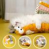 Cat Plush Chew Toy Plush Cushion Caterpillar Catnip Companionship Kitten Toy Cat Teaser Stick Interactive Cat Toy Supplies