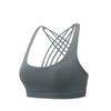 Womens Beauty Back Wireless Padded Gathering Sports Bra For Yoga Gym