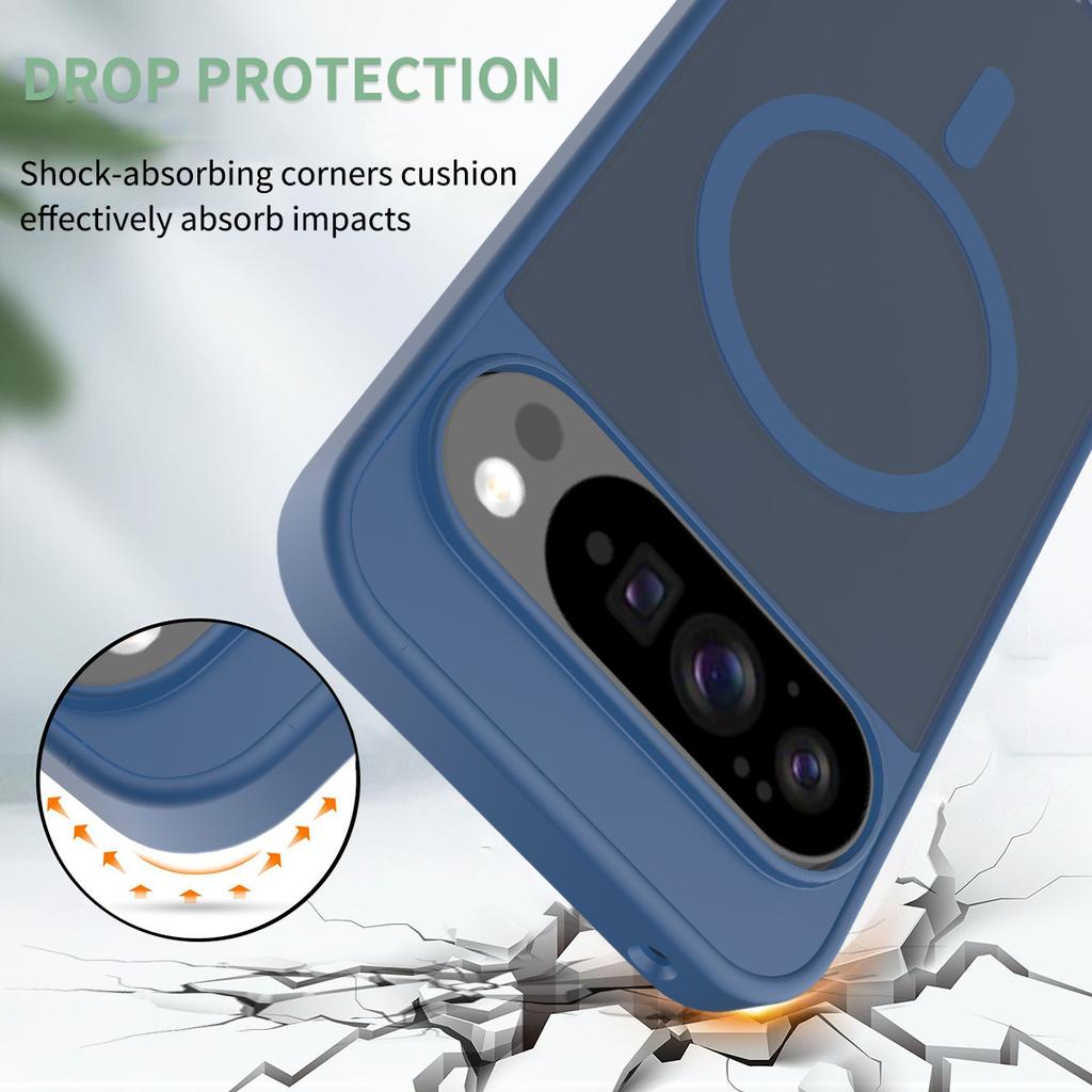 For Google Pixel 10 Pro XL Case Magnetic Case TPU Frame Acrylic Back Phone Cover Skin Touch