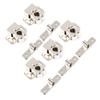 5pcs Door CatchesDouble Roller Closet Catch with Screws Durable Cupboard Cabinet Door Catches for Home Furniture Durable