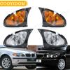 Car Turn Light Corner Marker Parking Light Lamp Trim For BMW 3 Sseries E46 4-door 318i 320i 325i 330i 2002-2005 No Light Bulb