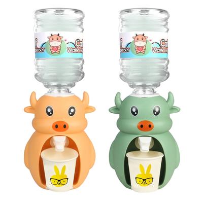 Mini Water Dispenser for Children Kids Gift Cute Cold/Warm Water Juice Milk Drinking Fountain Simulation Cartoon Kit