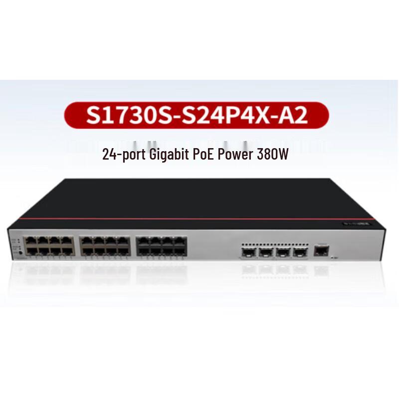 

Huawei S1730S-S24P4X-A2 24-Port Gigabit PoE+ Managed Switch