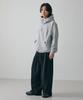 LXT Double-Pleat Hidden String Wide Sweatpants [Black]