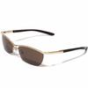 Bercute Gold and Brown Fashionable Fashion Eyewear for Men and Perfect for and Mountain UV Colored and Sunglasses, Eyewear, Women, Round, Square,