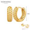 925 Silver Ear Needle Fashion Light Luxury Gold hoop earrings Classic Retro Collection earrings for women Jewelry Gift
