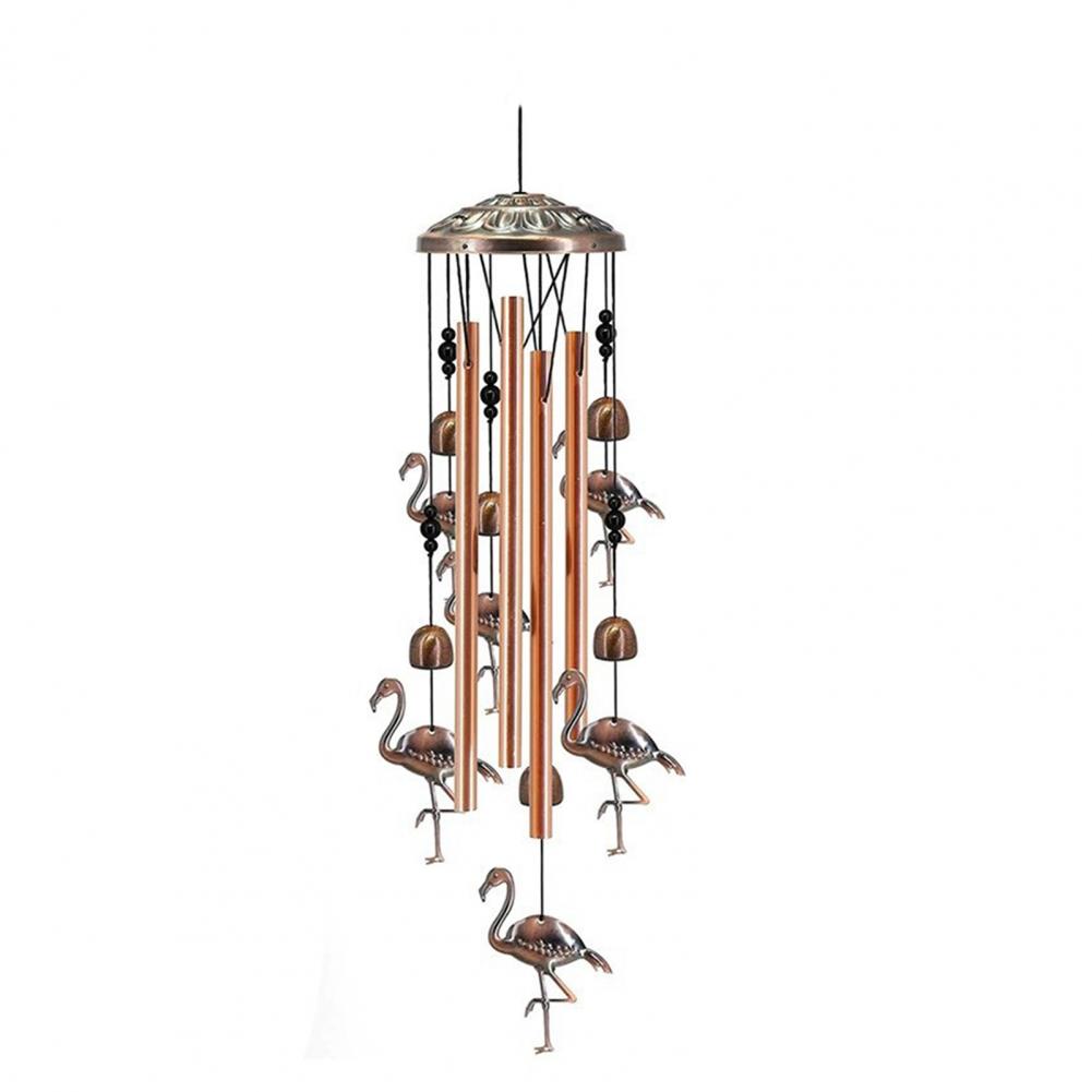Creative Butterfly Bird Angel Wind Chimes Outdoor Hanging Decor Crisp Sound Tube Wind Chime Pendant