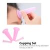 4Pcs Silicone Massage Cup Moisture Absorption Jar Face Cupping Cup Body Health Care
