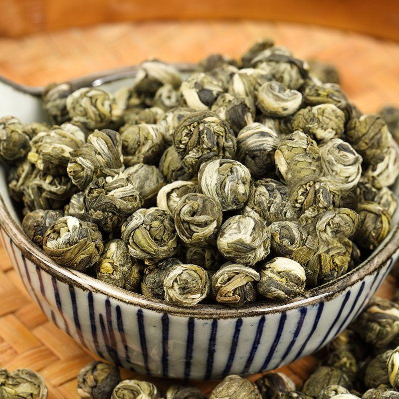 Jasminperlentee - Jasmine Dragon Pearls Grüner Tee mit herrlichem Aroma 125g/200g/400g
