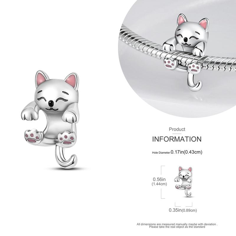 Charms Copper Beads For Women Fit Original Bracelet Animals Diy Pendants Jewelry