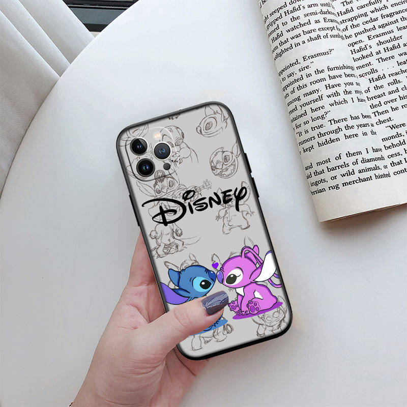 MH84 Lilo Stitch Phone Shell Case for iPhone 7 8 11 12 13 14 15 16 17 16E XS Pro Max XR X SE Air