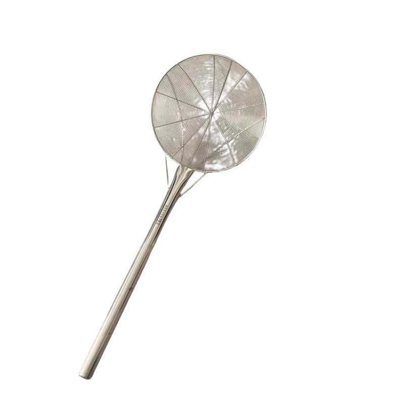 Stainless Steel Large Strainer Scoop with Long Handle