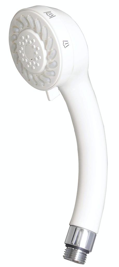 Microbubble Shower Head with Mist and Adapter ShowerMS Cavitation Water Heat Made in Easy Function, 4-Way Switching, Included. Method, Patented,