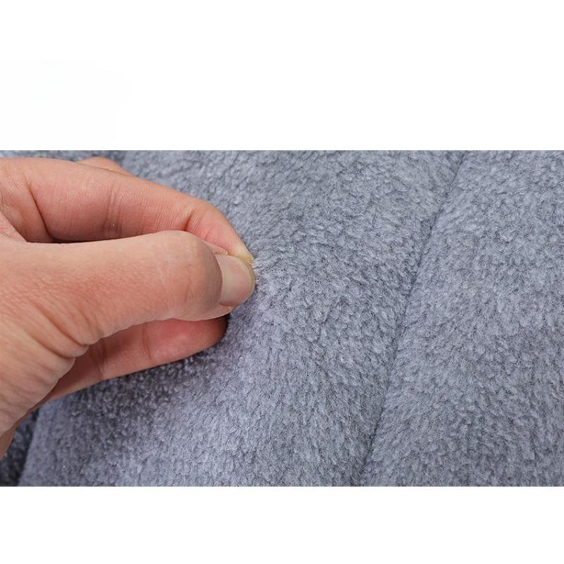 Pet Dog Cave Bed Thick Fleece Warm Soft Slipper Shape Beds Puppy Cats Tent Sleeping Mats Winter Pets Indoor Triangle Nest