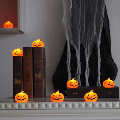 ABS Halloween Decoration LED Candle Lamp Creative Ghost Festival Decoration  Party Supplies