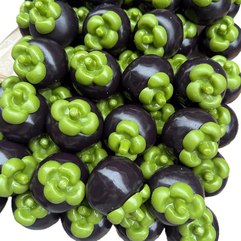 Creative Mangosteen Squishy Fidget Toy No Rebound Squeeze Toy Building Block Filling ASMR Sensory Anti Stress Toys for Adults