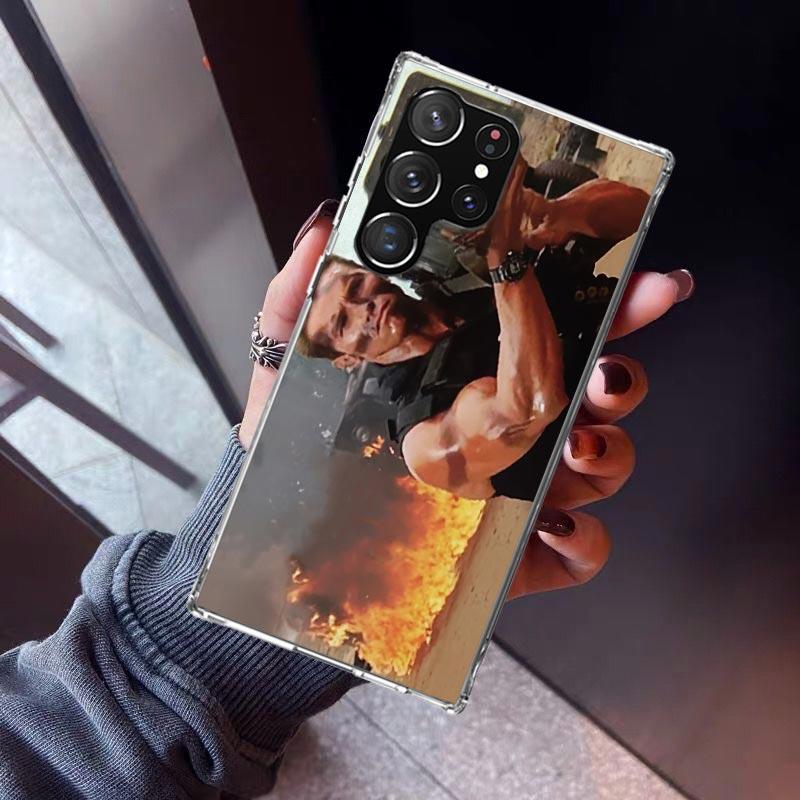 Arnold Schwarzenegger Terminator Phone Case For Samsung Galaxy S23 S24 S25 Ultra S22 + S21 Plus S20 FE Cover S10 S25U Silicone P