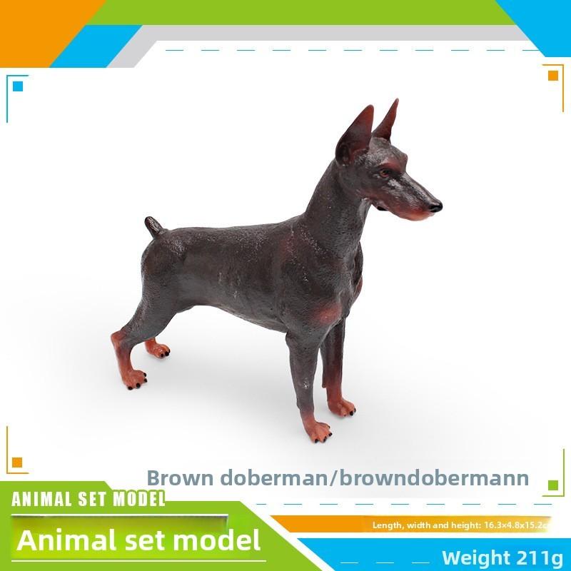 Model Pvc Dog With Doberman Shiba Inu Poodle Samoyed For Display Gift And