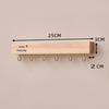 Key Storage Rack Entrance Wall-Mounted Solid Wood Non-Punching Entry Wall Key Hook Door Creative Decorative Rack