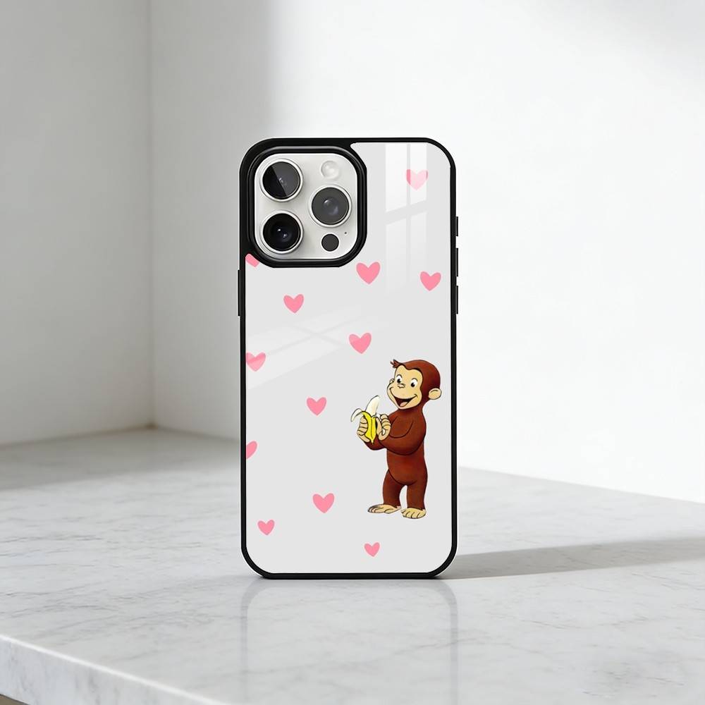 Curious George Monkey  Phone Case For iPhone17,16,15,14,13 Plus,Pro Max Magnetic For Magsafe Wireless Charging