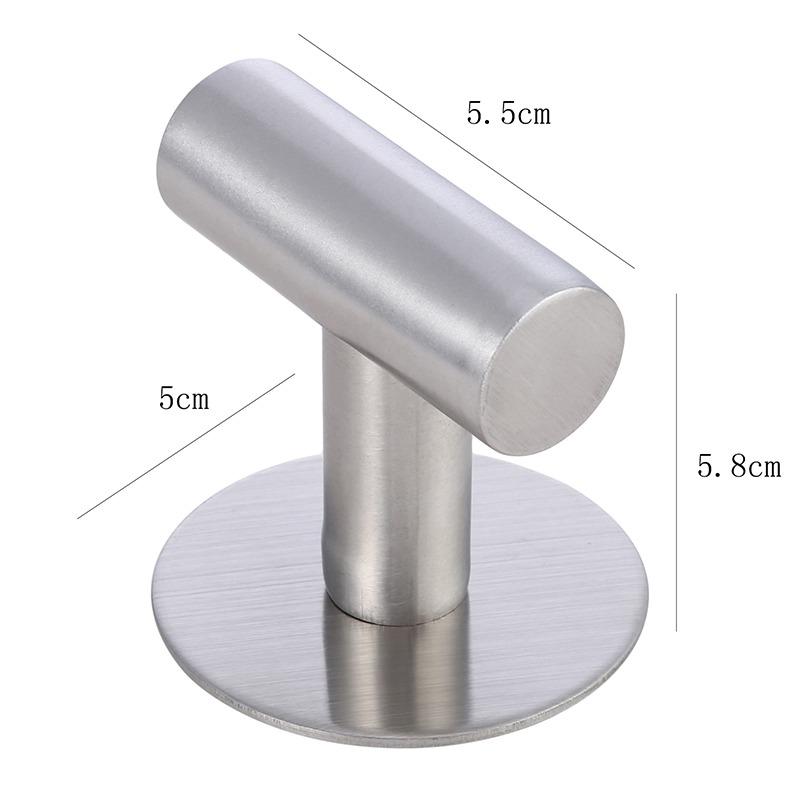 Stainless Steel Silver Bathroom Hardware Set Towel Rack Toilet Paper Holder Towel Bar Hook Multifunctional Bathroom Accessories