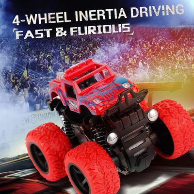 Monster Truck Toys Car Four-wheel Drive Off-road Vehicle Stunt Dump Cars Inertia Car Dinosaur Pull Back Children Toy Gift