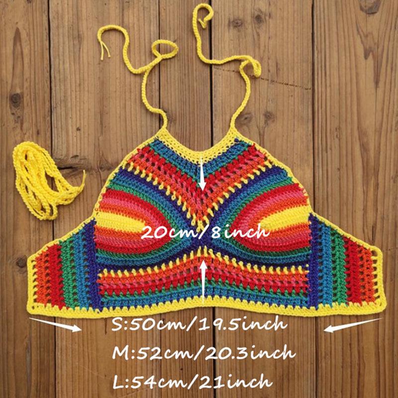 Handmade Bohemian Crochet Beach Bikini Top