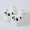 Niedliche Panda-Stricksocken für Kleinkinder, für alle vier Jahreszeiten, tragbar für Neugeborene, atmungsaktive, rutschfeste Kleinkindersocken