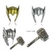 Hammer Custome Thor Helmet Mask Kids Cosplay Toys Action Figure Light Without