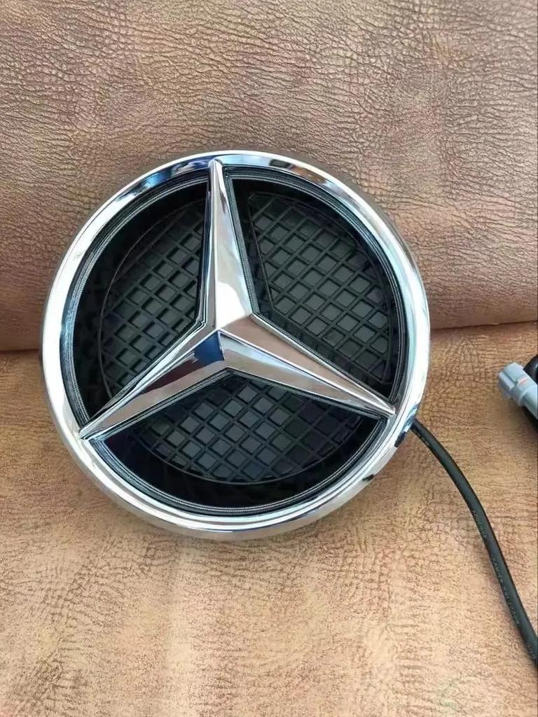 BENZ Emblème lumineux LED 3D pour calandre avant, pour Mercedes Benz GLC GLE GLS-Class 2016-2019