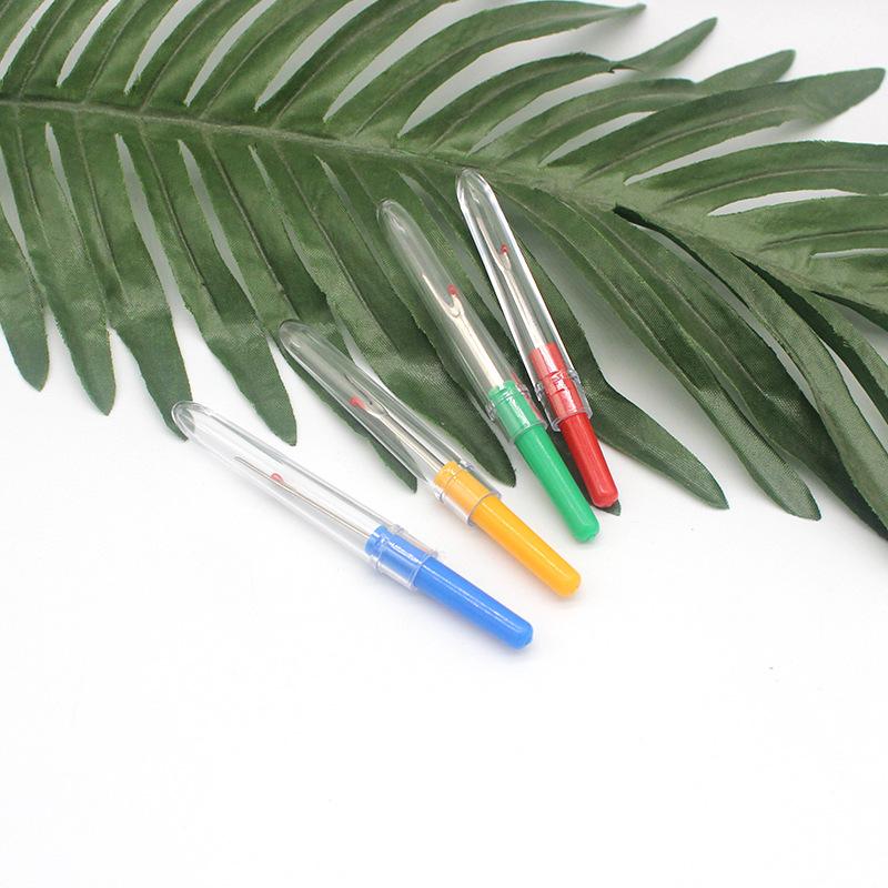 Marginea lamei Instrument de cusut Mâner din plastic Cusătură Ripper Curățare Capac Capac Cusătură Ripper Mâner din plastic Cusătură Ripper Instrument de cusut Accesoriu pentru bijuterii