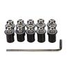 Screen Bolts Set of 10 Well Nuts Windshield Screws with
